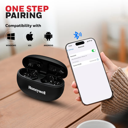 Suono P2100 Truly Wireless Earbuds-Black