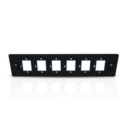 1 x 6 SC Simplex Adapter Panel