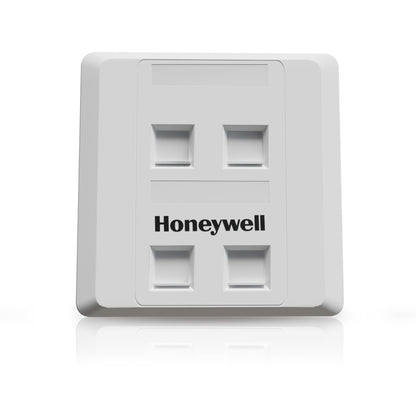 Square Face Plate (86x86) UTP/STP - Quad Port (CS)