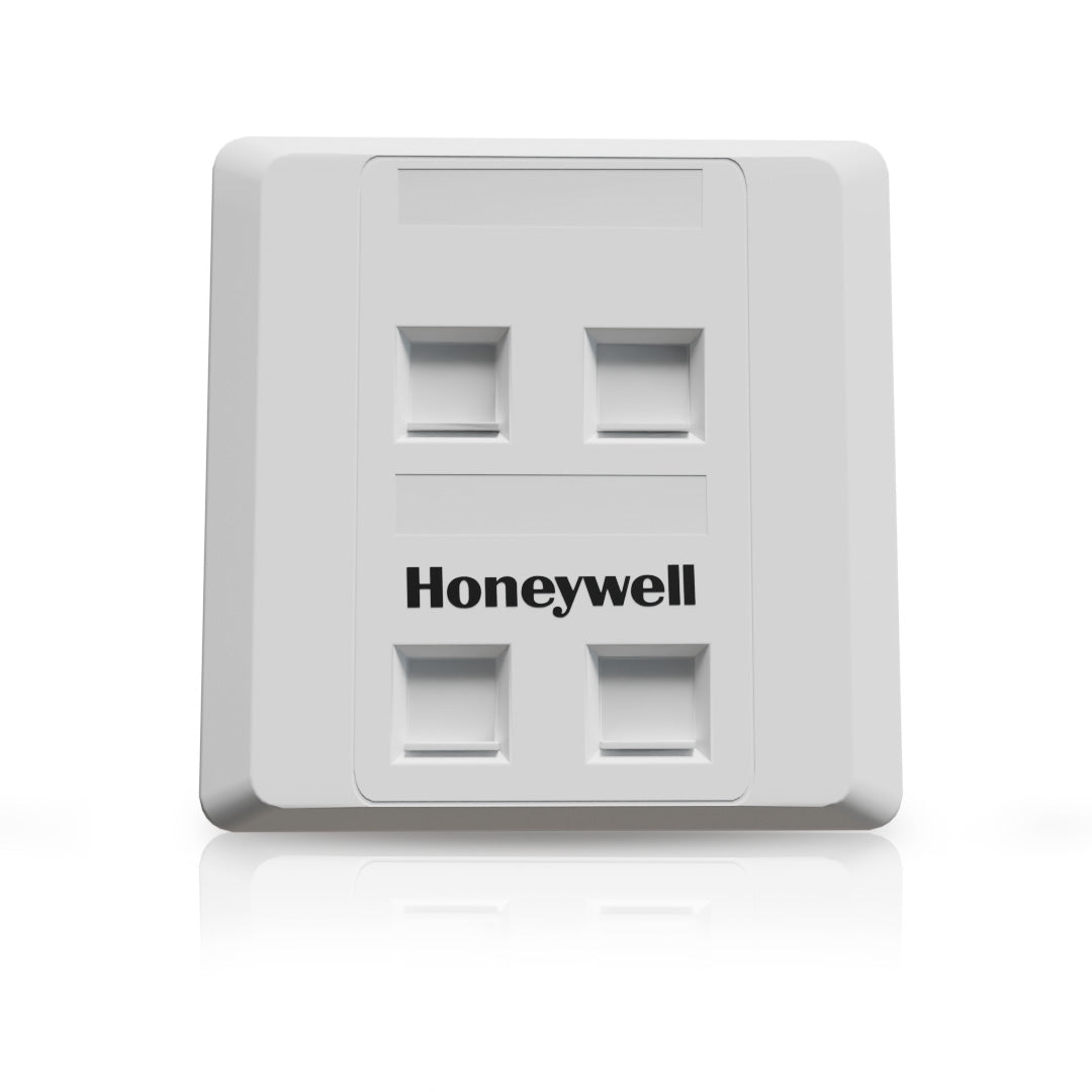 Square Face Plate (86x86) UTP/STP - Quad Port (CS)
