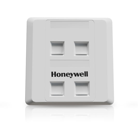 Square Face Plate (86x86) UTP/STP - Quad Port (CS)