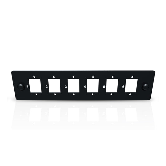 1 x 6 SC Simplex Adapter Panel