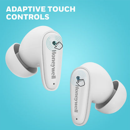 Moxie V1100 Truly Wireless Earbuds-White