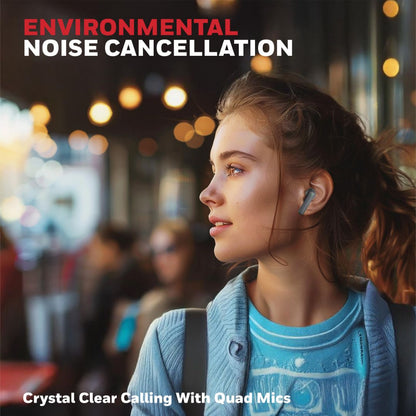 Moxie V1400 Truly Wireless Earbuds-Black