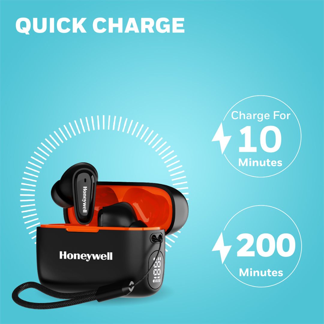 Moxie V1100 Truly Wireless Earbuds-Black
