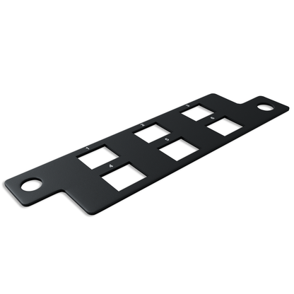 1 x 6 LC Simplex Adapter Panel