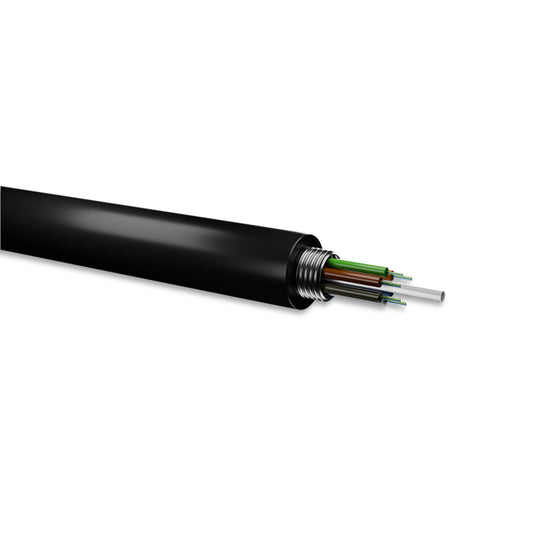 MM  OM3 Fiber Cable 12F Multitube Armored HDPE Single Sheath