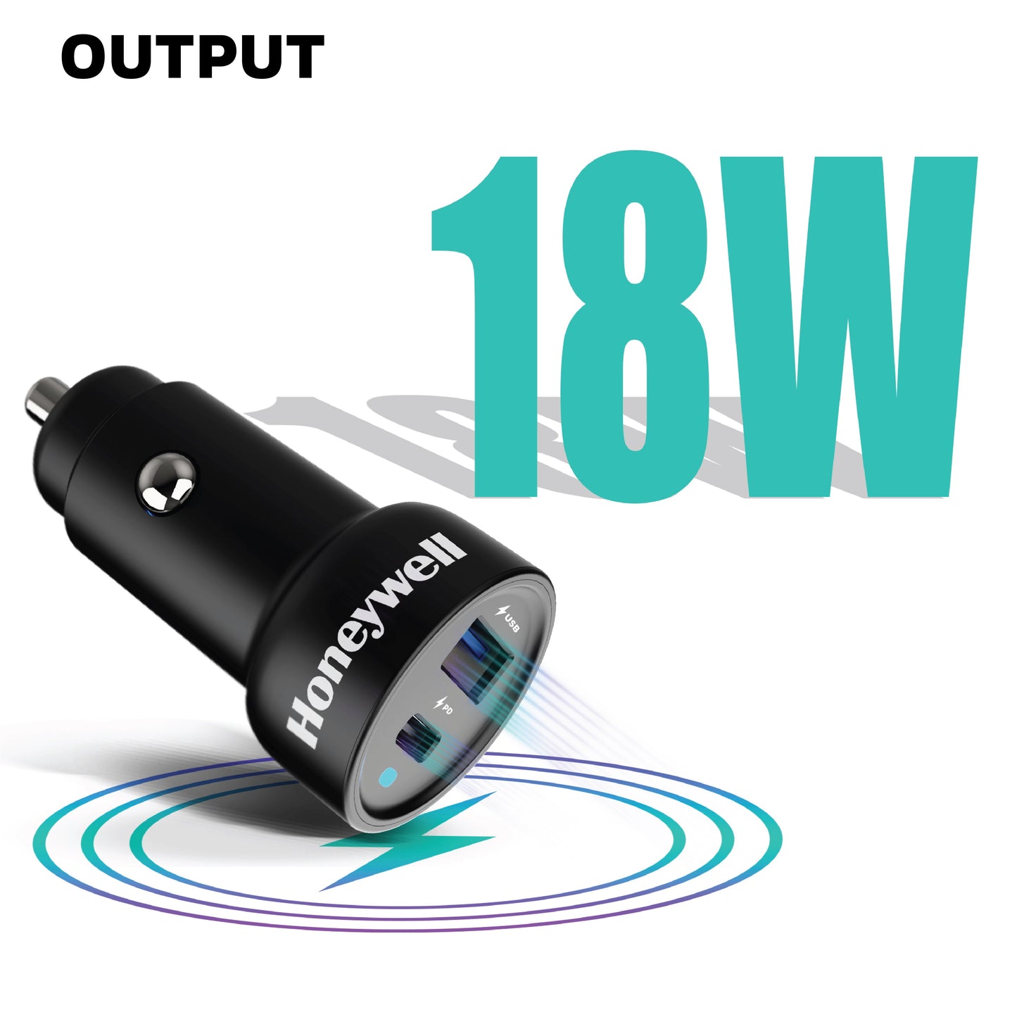 Micro CLA 18W PD Smart Car Charger