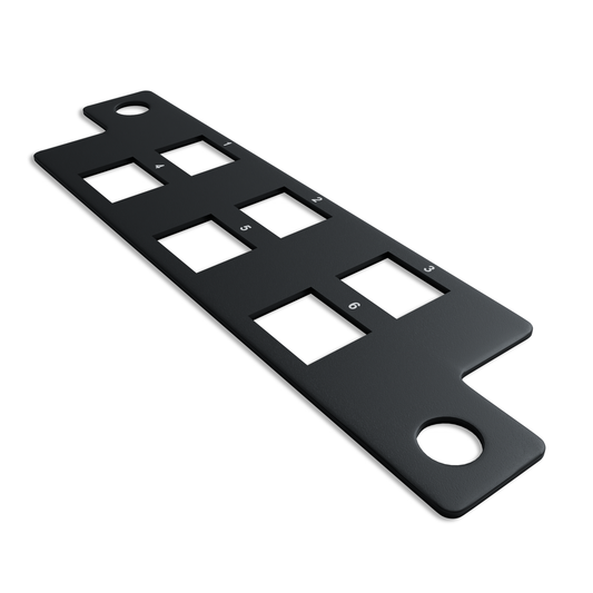 1 X 6 SC Duplex Adapter Panel