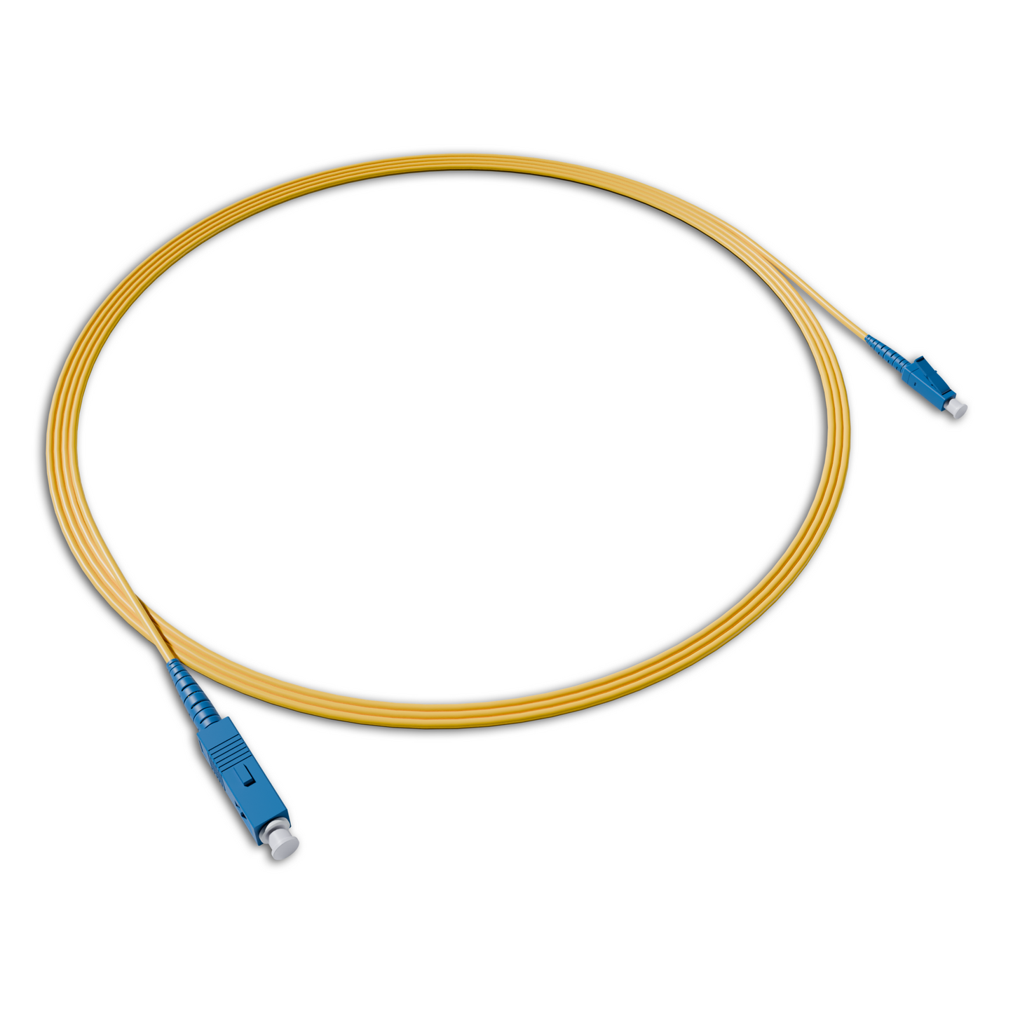 SM LC-SC APC Simplex Patch Cord 5 Mtrs