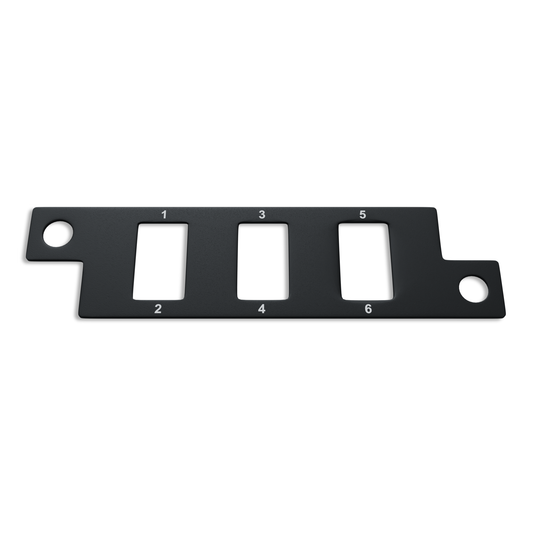 1 X 3 SC Duplex Adapter Panel