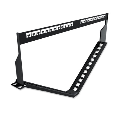 Angular Patch Panel, UTP UNLOADED, 24 ports