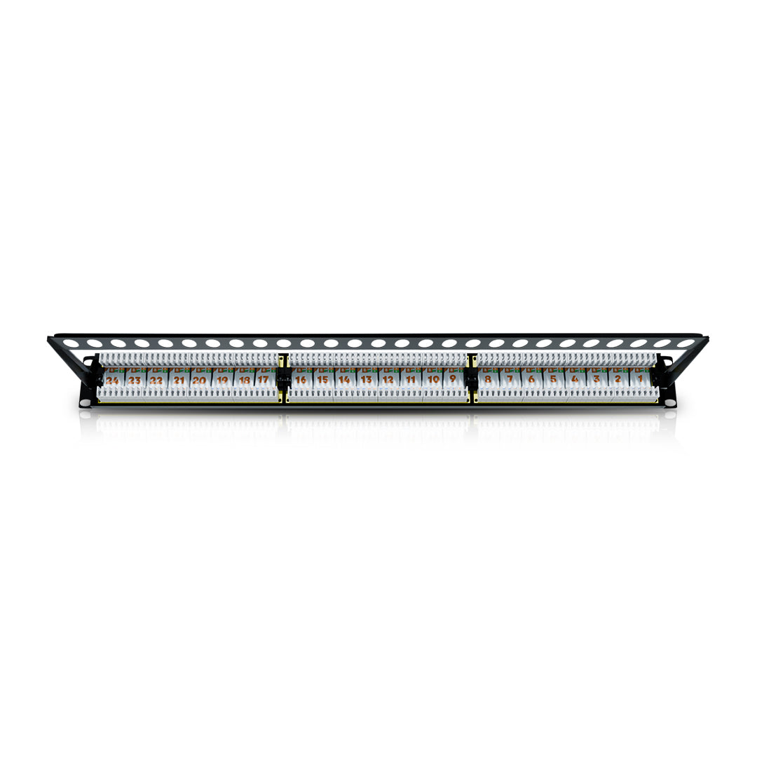 Cat 6 UTP 24 ports Loaded Patch Panel