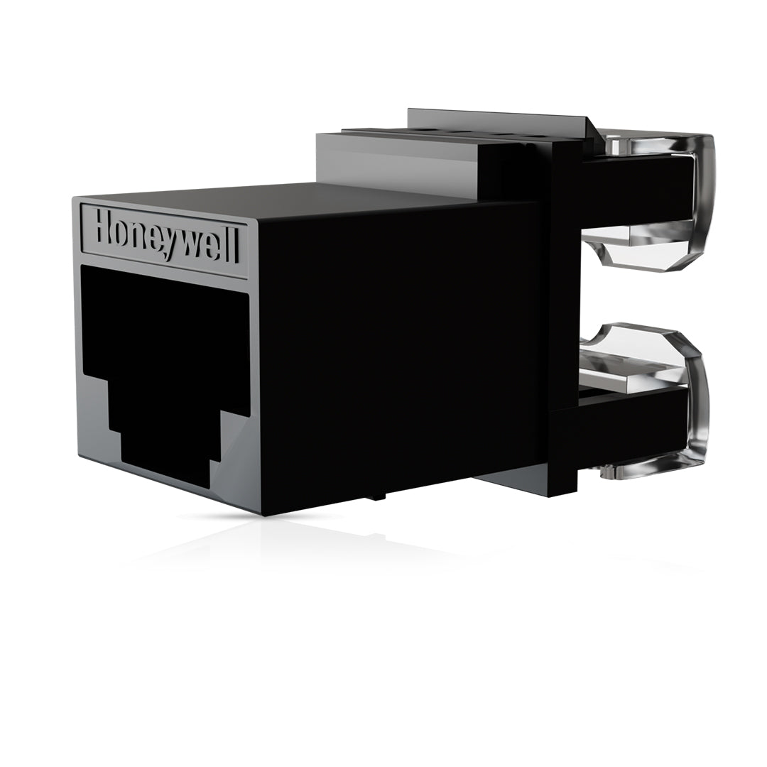 Cat6 UTP Keystone Jack Shuttered BLACK