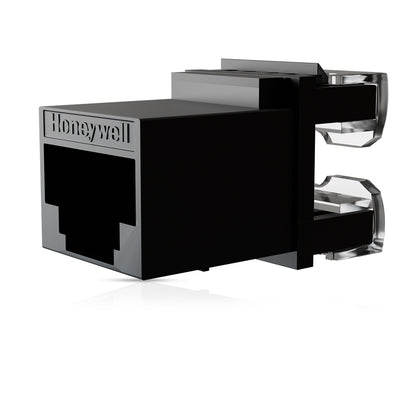 Cat6 UTP Keystone Jack Shuttered BLACK