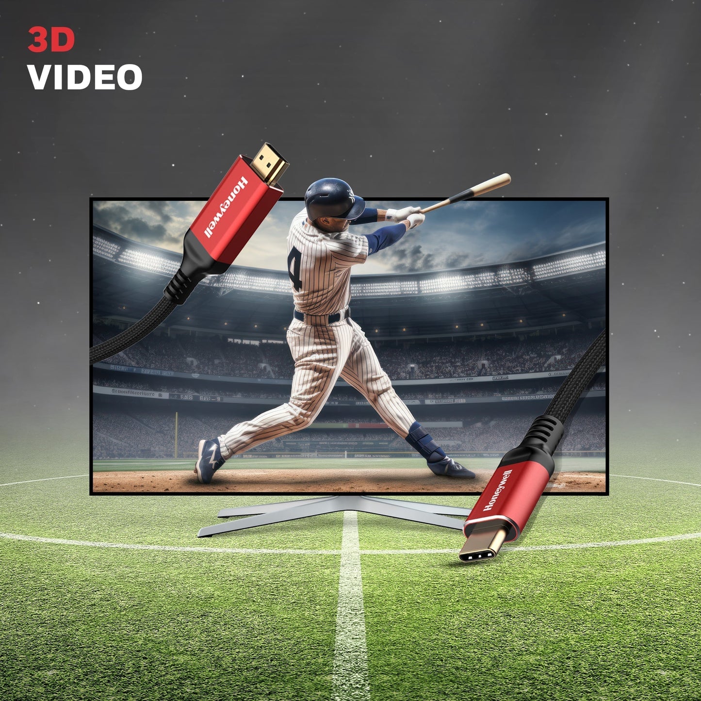 Type C to HDMI Cable - 1 meter