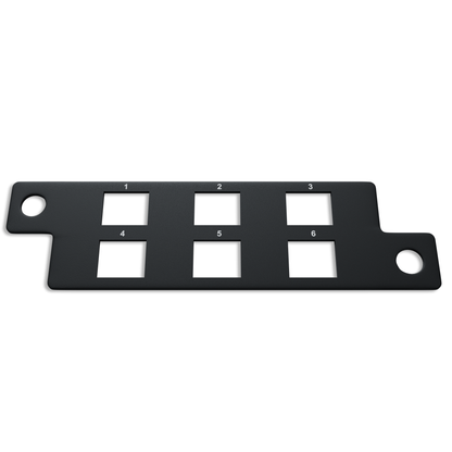 1 x 6 LC Simplex Adapter Panel