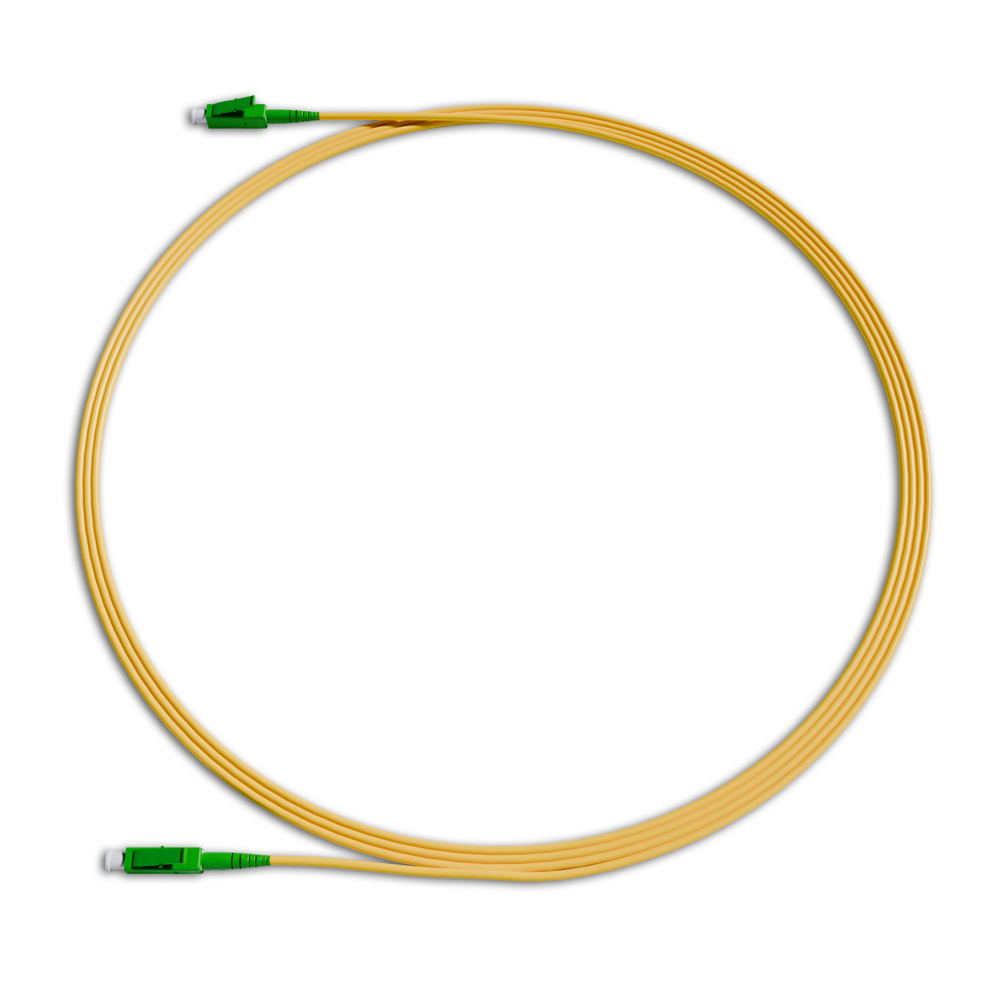 SM LC-LC APC Simplex Patch Cord 1 Mtrs