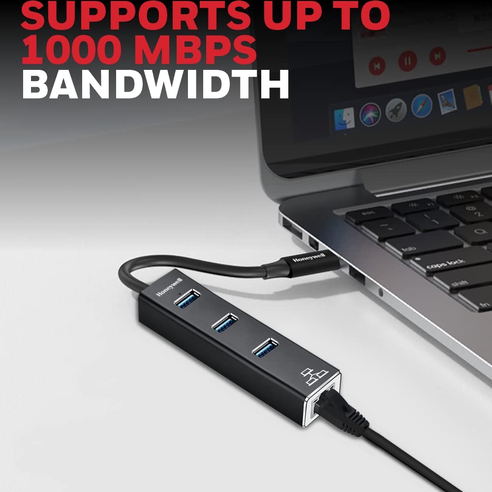 Type C to USB 3.0 with Gigabit Ethernet Adapter