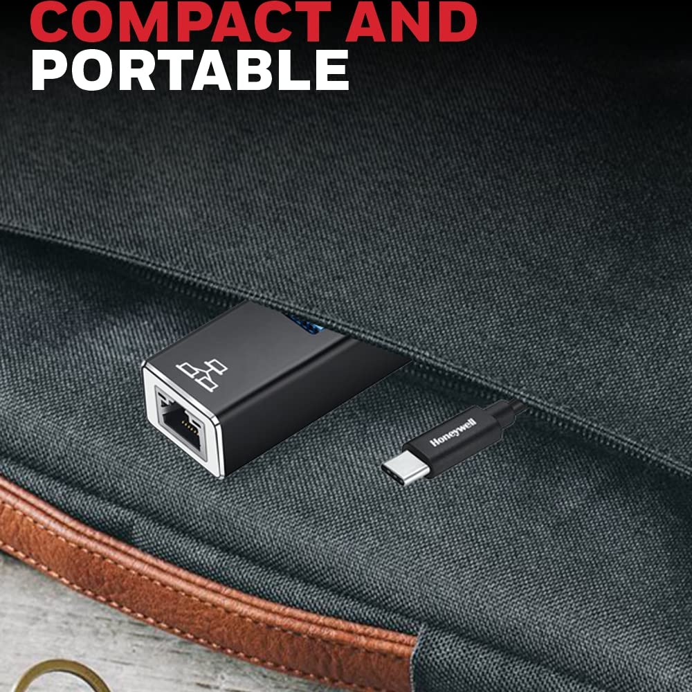 Type C to USB 3.0 with Gigabit Ethernet Adapter