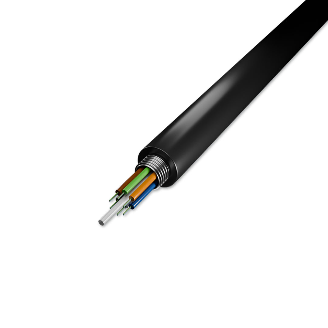 MM OM2 Fiber Cable 48F Multitube Armored HDPE Single Sheath