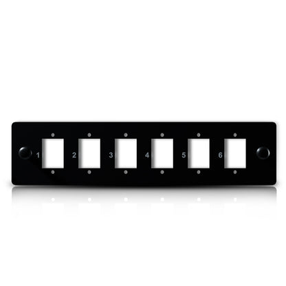 1 x 6 SC Simplex Adapter Panel