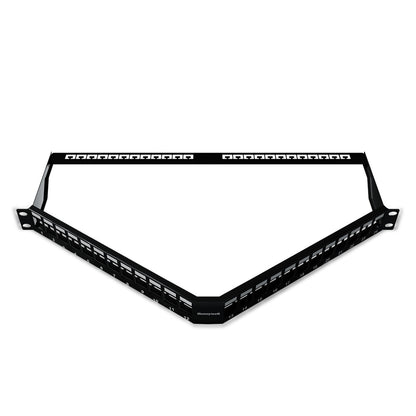 Angular Patch Panel, UTP UNLOADED, 24 ports