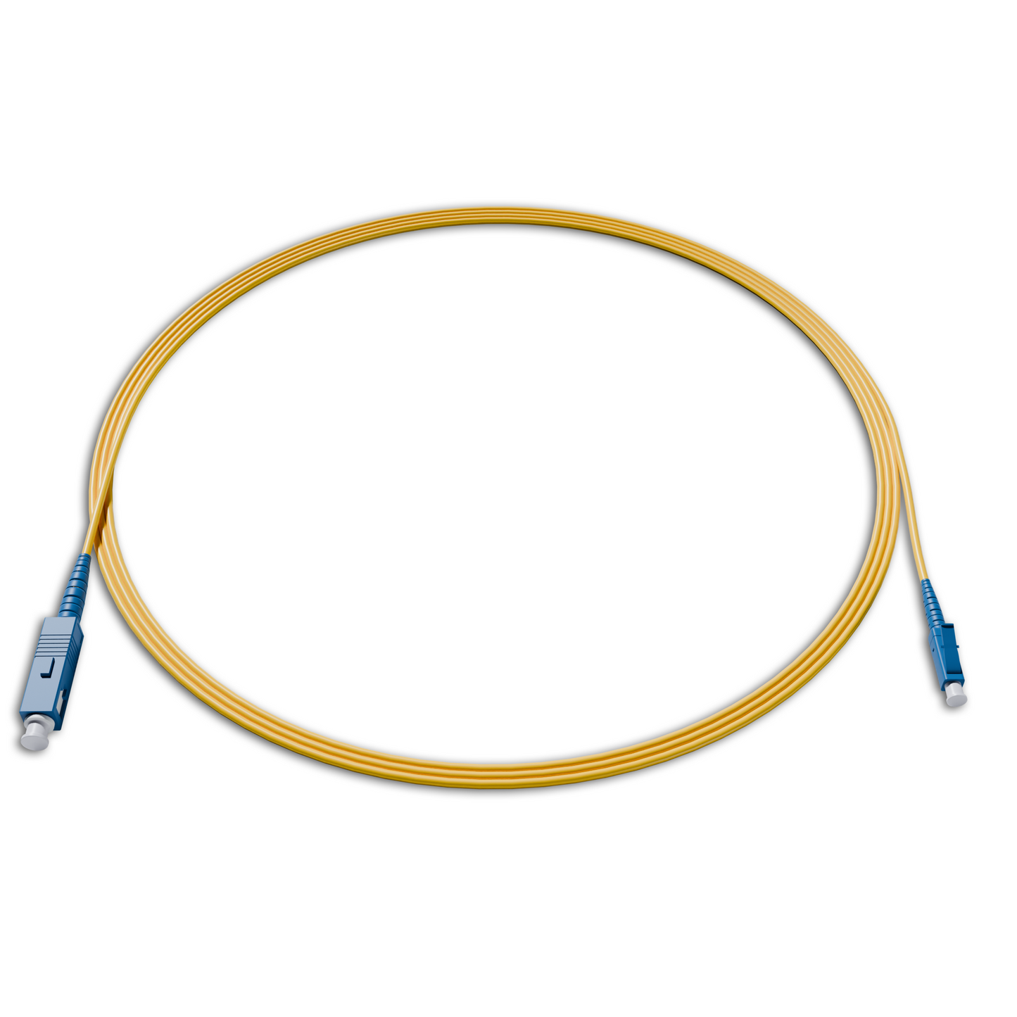 SM LC-SC APC Simplex Patch Cord 5 Mtrs