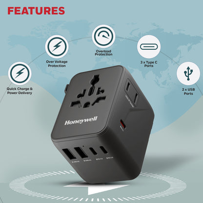World Travel Adapter - 70W
