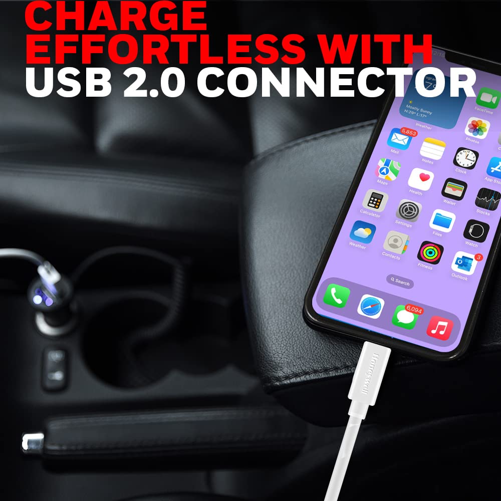 Apple Lightning Sync & Charge Cable 1.2Mtr (Non-Braided) - White