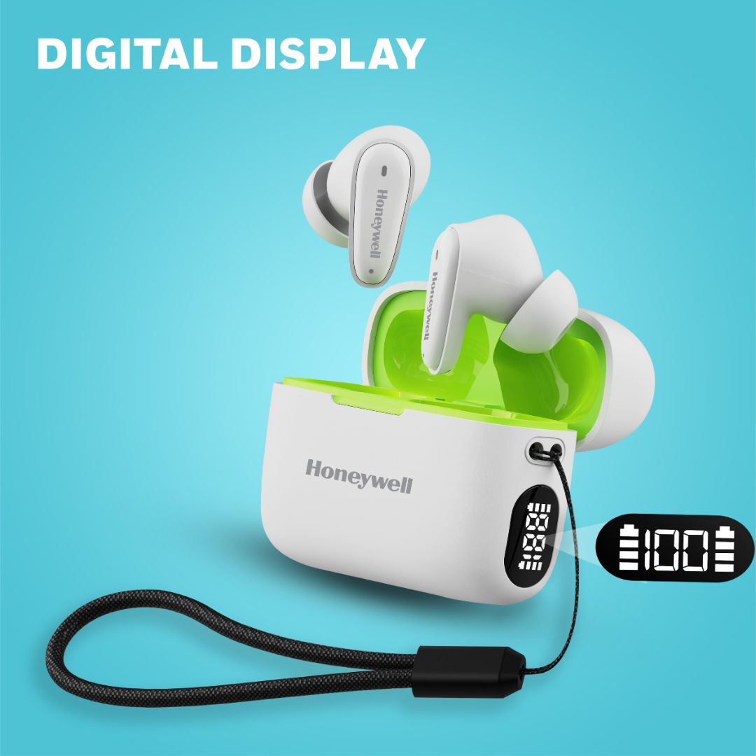 Moxie V1100 Truly Wireless Earbuds-White