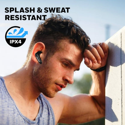 Moxie V1100 Truly Wireless Earbuds-Black