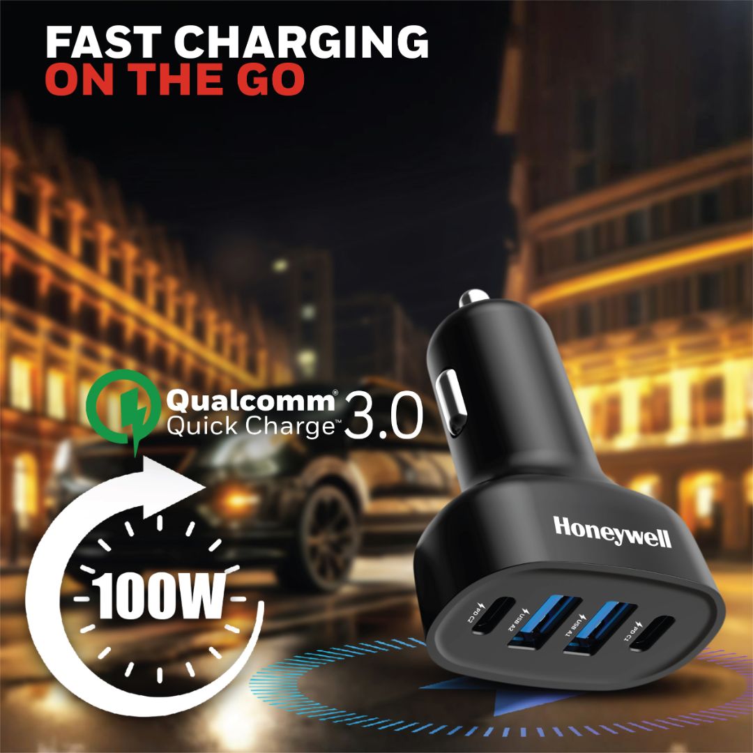 Honeywell Micro CLA 100W PD Smart Car Charger