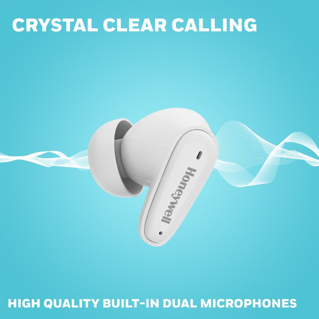 Moxie V1100 Truly Wireless Earbuds-White