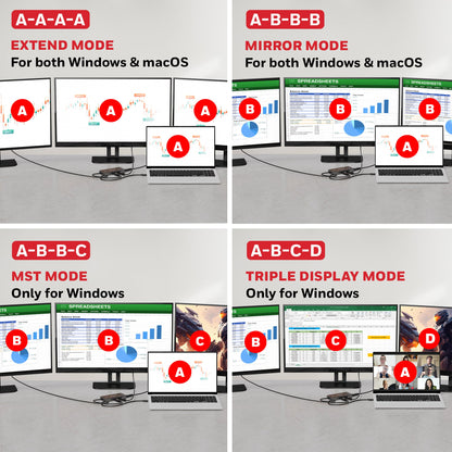 Type C Docking Station - 10 in 1