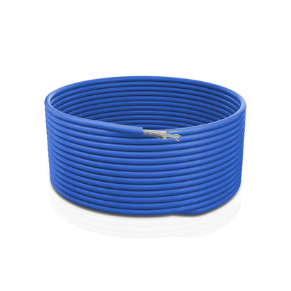 Cat 6 SFTP 4P Solid Cable True 23 AWG LSZH CM Blue 305 Mtrs
