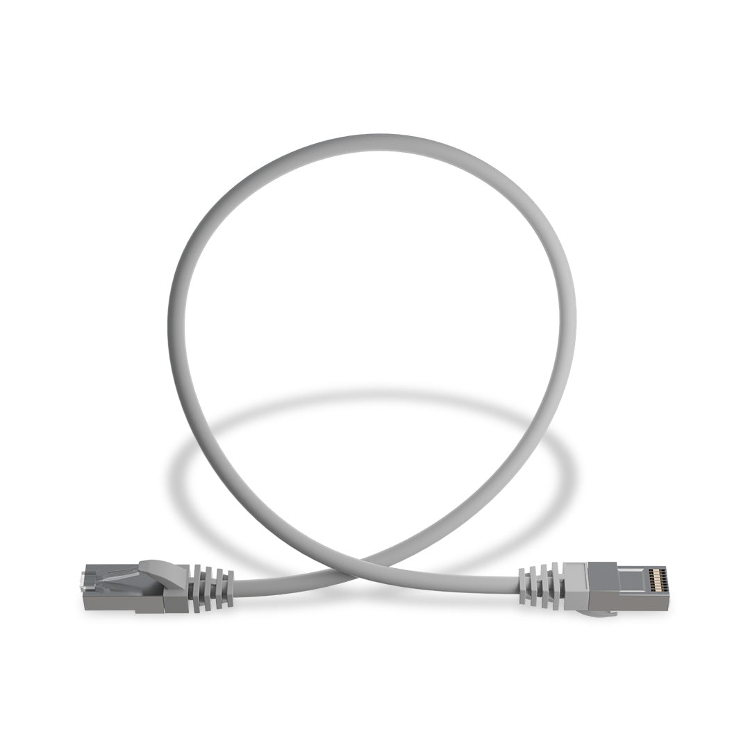Cat 6A STP Patch Cord LSZH Jacket 10 Meter Grey