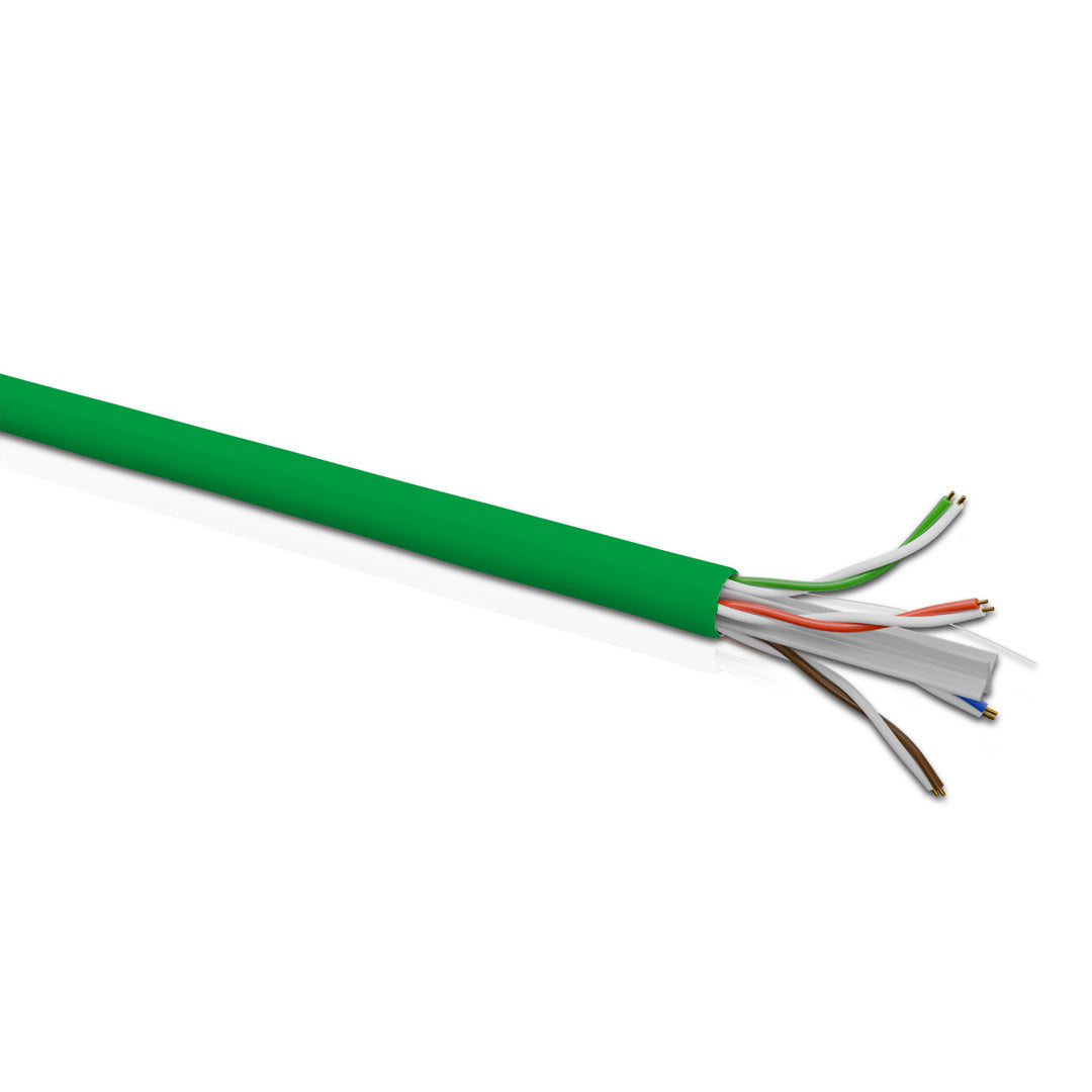 Cat 6 UTP 4P Solid Cable 24AWG FRPVC CM Green 305 Mtrs – Honeywell ...