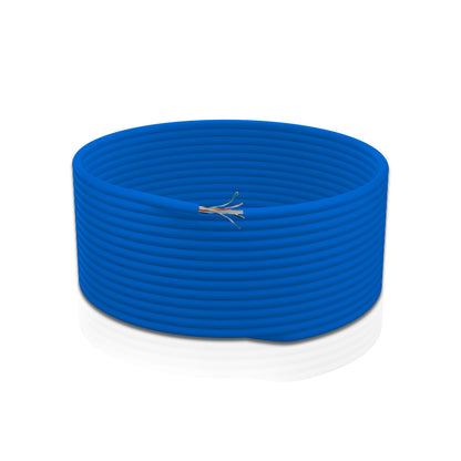 Cat 6 UTP 4P Solid Cable 23AWG FRPVC CM Blue 305 Mtrs