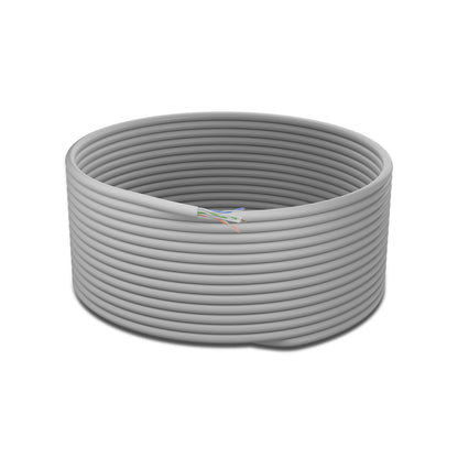 Cat 6A FTP 4 Pair Solid Cable True 23 AWG FRPVC Grey 305 Mtrs