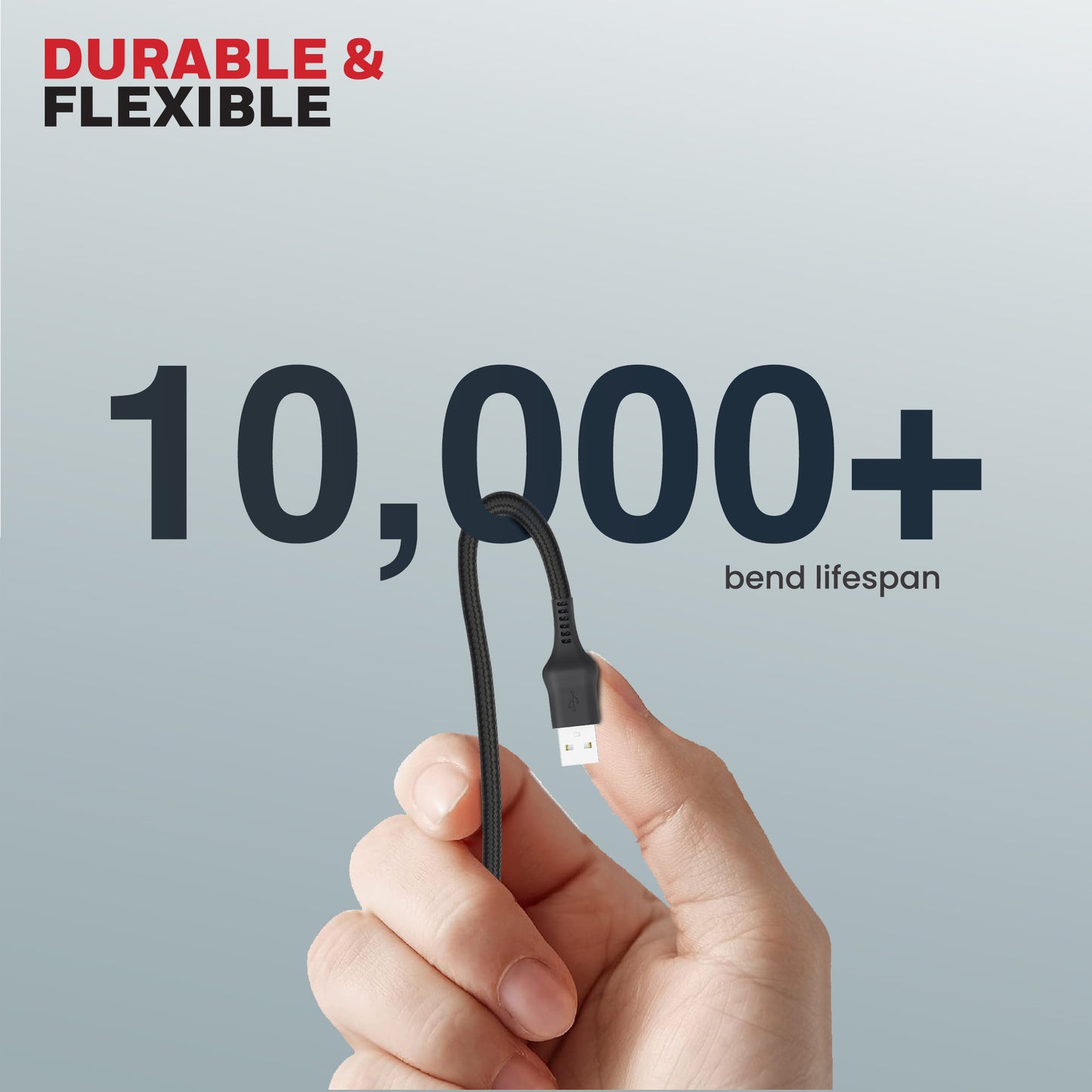 USB to Lightning Cable 1.2 Meter - Black