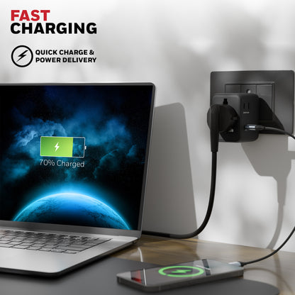 World Travel Adapter - 70W