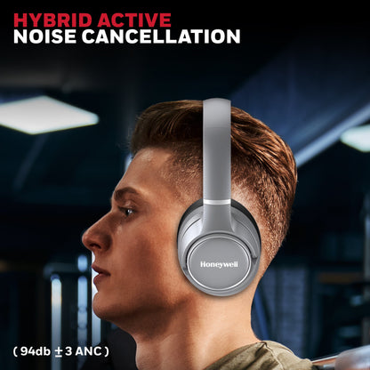 Trueno U20 ANC Bluetooth Headphones-Grey