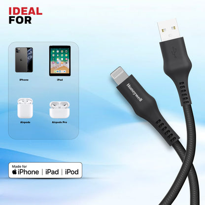 USB to Lightning Cable 1.2 Meter - Black