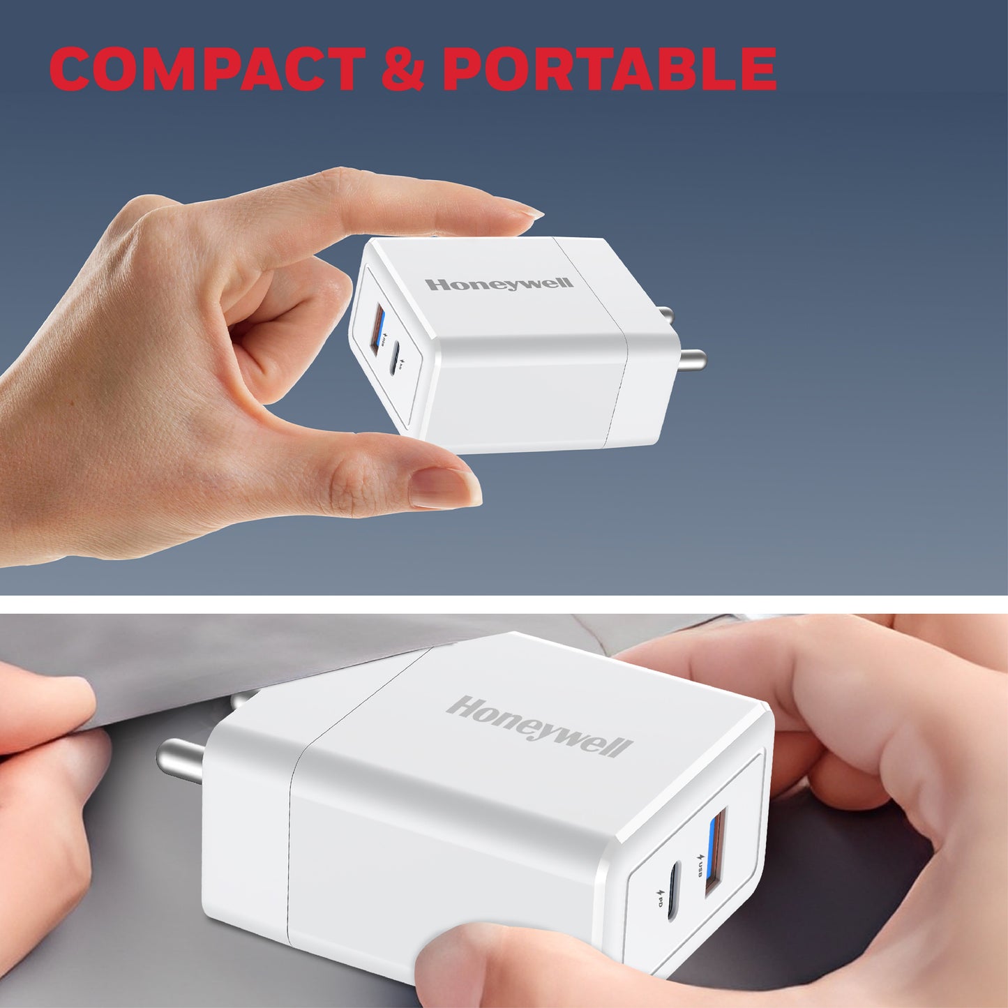 Zest Charger - GaN 65W (USB & Type C)