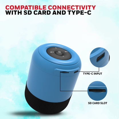 Moxie V200 Bluetooth Speaker - Blue