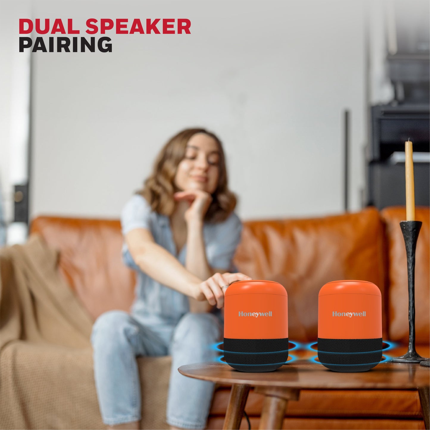 Moxie V200 Bluetooth Speaker - Orange