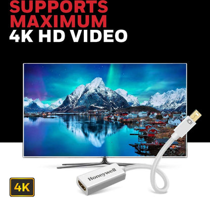 HDMI to Mini Display port cable-White