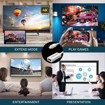 HDMI to Mini Display port cable-White