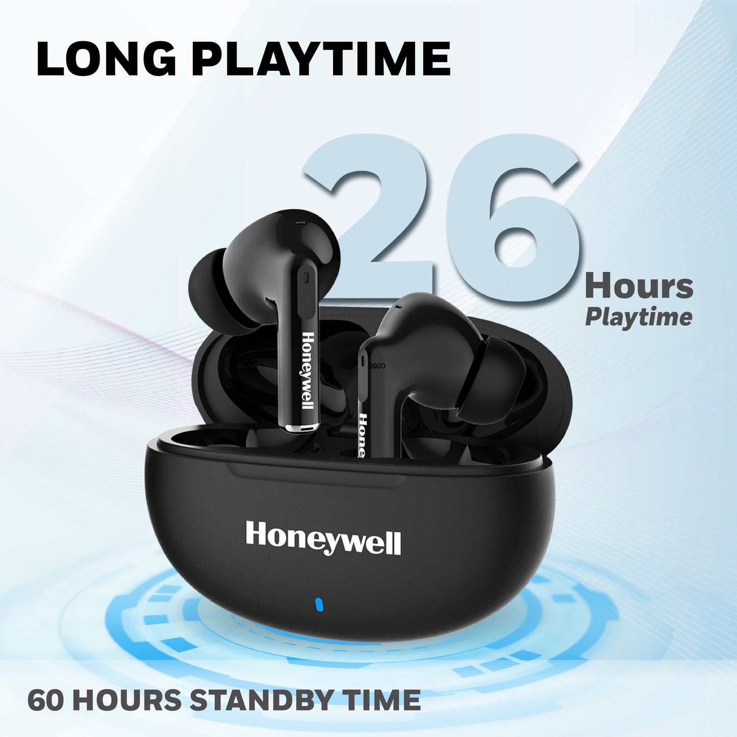 Moxie V1200 Truly Wireless Earbuds-Black
